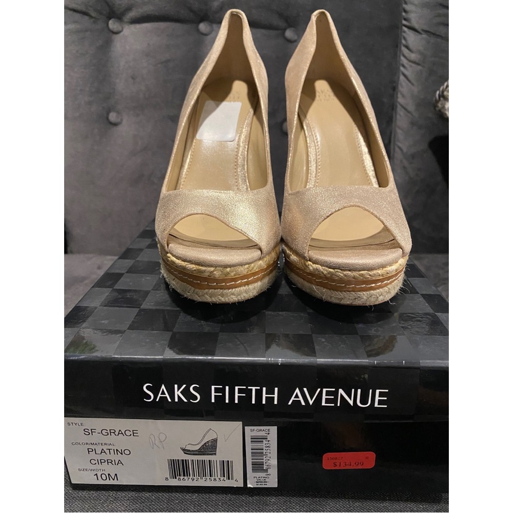 Saks Fifth Avenue Grace Wedge